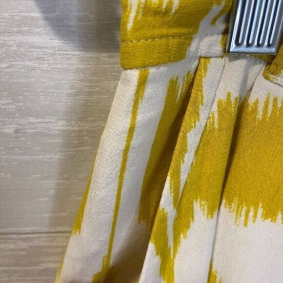 LOFT Women's Islander Ikat Print‎ Button Front Skirt - Picture 8 of 9